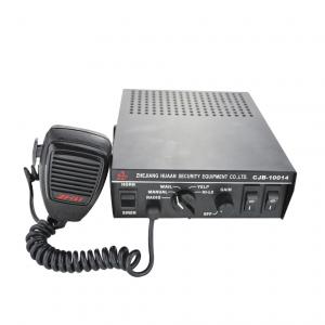 PHASER Tone Warning Police Siren Amplifier , Emergency PA System Amplifier