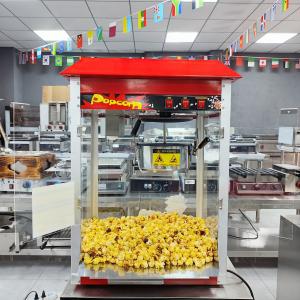 Electric Popcorn Maker for Snack Food Red Caramel Popcorn Machine Application Fields