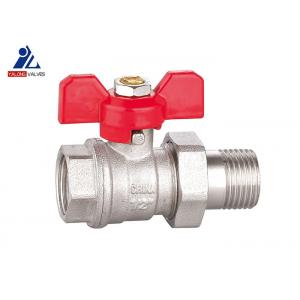 ISO228 Water Ball Valve Gas BSP Male Chrome Plated Nut