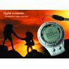 Outdoor Hiking Compass with Carabiner Key Chain SR104, Super Bright LED