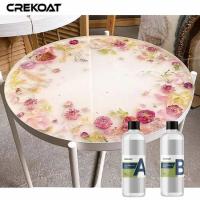 China Artistic Clear Epoxy Resin Coat For Resin Characteristics Bubble Free Smooth Finish on sale