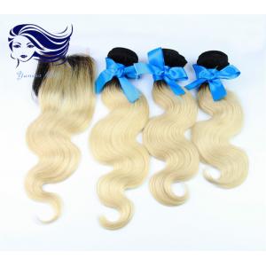 China Blonde Human Hair Extensions supplier