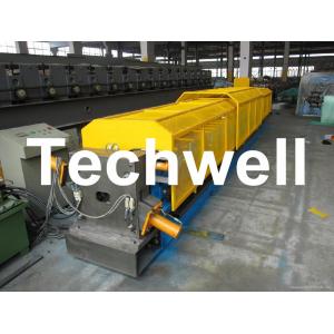 China 3 * 3 Squared Rainwater Downpipe Roll Forming Machine For Water Pipe, Rain Gutter supplier