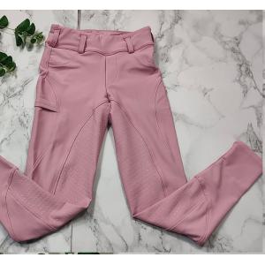 100cm - 175cm Pink Four Way Stretch Horse Riding Pants Leggings For Kids