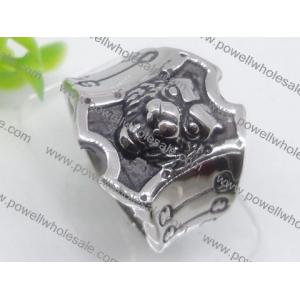 China Special design black men stainless steel gothic rings 2120046 supplier