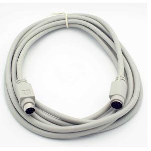 10ft PS/2 6 Pin Mini-Din Male to Female Cable