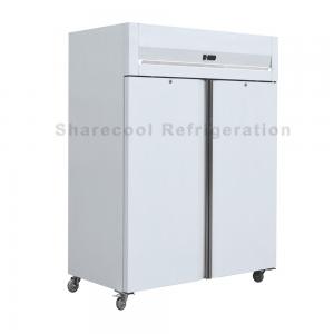 Europe Standard Stainless Steel Upright Refrigerator 110V 60Hz CFC Free Refrigerants