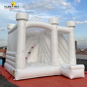 Commercial Inflatable Bounce House Combo Castle Jumper With Slide For Parties