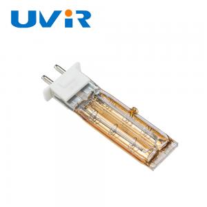 Twin Tube TC04 500W 115V Quartz Infrared Lamp Heater with Gold Reflector