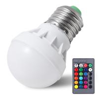 China RGB Color Changing Gu10 Bulbs Dimmable E12 3W LED Bulb Bright on sale