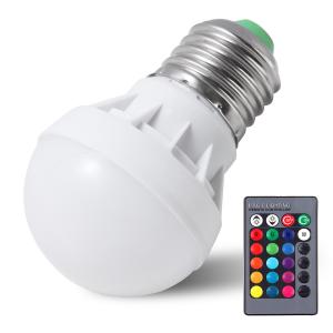 RGB Color Changing Gu10 Bulbs Dimmable E12 3W LED Bulb Bright