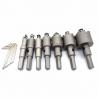 14mm-35mm Tungsten Carbide Tipped Hole Saw Drill Bit Set 7pcs Silver Color