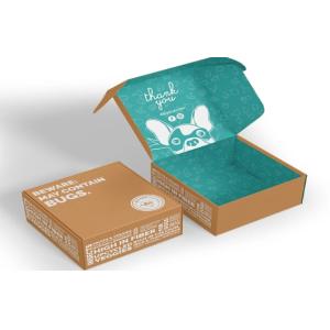 China Custom Kraft Packaging Boxes Recyclable Paperboard for Apparel Electronics wholesale