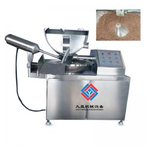 China Large Stainless Steel Meat Bowl Cutter 80L Chopper For Sausage / Dumpling Stuffings supplier
