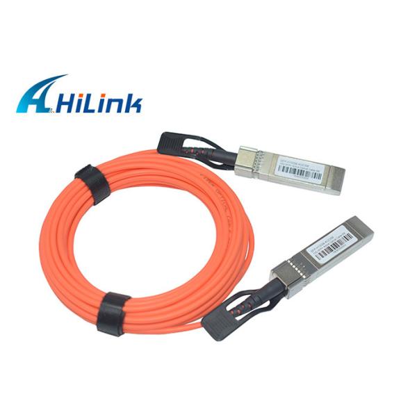 China ポリ塩化ビニール ジャケットの物質的なQsfpの光ケーブル10Gbps 1M 2M 5Mの長さSFP-10G-AOC supplier