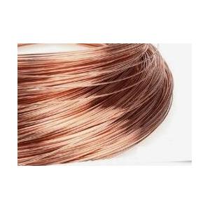 99.9% Pure Copper Wire Round And Flat Shape Resistant To Corrosion Abrasion