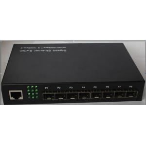 China Full Duplex 9 Ports Fiber Optic Ethernet Switch With 8 SFP Sockets supplier