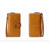 China Hot-selling RFID anti-magnetic wallet Long zipper women's wallet Large capacity handbag on sale