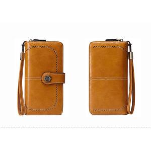 Hot-selling RFID anti-magnetic wallet Long zipper women's wallet Large capacity handbag
