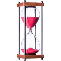 China Decor Hourglass Sand Timer 15 Minutes 30 Minute 60 Miunute For Wedding Gift on sale