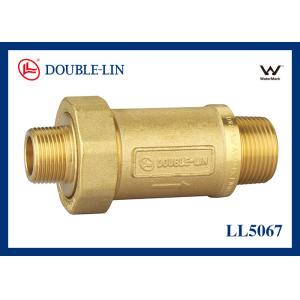China Brass Dual Check Valve 3/4×1 Inch 232 psi BS2779 Thread wholesale