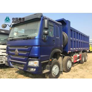 China Euro 2 371HP Heavy Load Truck 8x4 12 Tyre Front Lifting HOWO Tipper Truck supplier