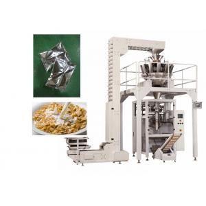 China Aluminium Film Automated Packing Machine For Corn Flakes Z Type Hoist supplier