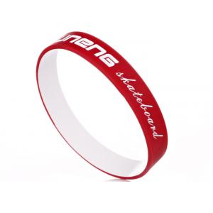 China Event silicone bracelet color-filled debossed multi-colors chinese supplier supplier