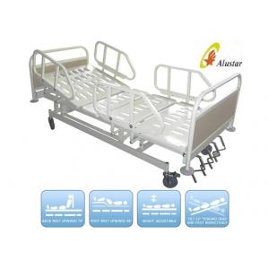 China 5 つの機能金属の側面柵の医学の病院用ベッドの手動不安定なベッド（ALS-M501） supplier
