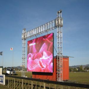 65536 points Outdoor Big Screen Hire , Foldable Led Display Billboard