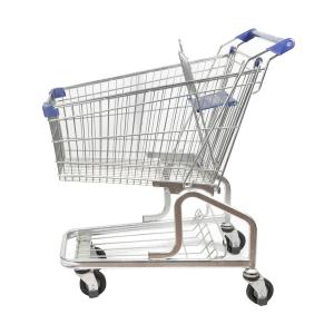 German Style 100L Supermarket Trolley Grocery Cart Lightweight Shopping Trolley