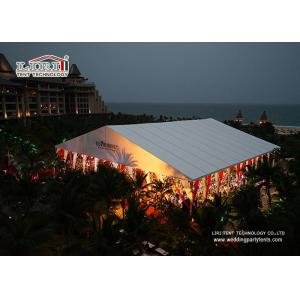 China Outdoor Luxury White Wedding Tent Decoration for Banquet Party supplier