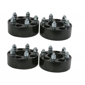 China 2 50mm 5x114.3 5x4.5 Hubcentric Black Wheel Spacers Mustang GT500 Shelby Cobra SVT GT 2.0 supplier