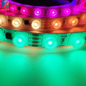 China SPIスマートストリップライト DC24V SMD5050 RGB USBフレキシブルLEDウォールウォッシャー 48LEDs/m IP20 IP67レンズシリーズ アドレサブルDMX 新バージョン supplier