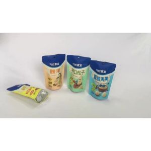 China Matte Printing Mix Nuts Stand encima de bolsos de la cremallera con los fabricantes claros de la ventana wholesale