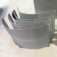 China Slot Wedge Wire Stainless Steel Downspout Screens Curved Screen on sale