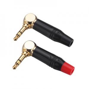 China Audio Cable Connectors 3.5mm Head Plating True Gold Stereo Audio Plug ZL303 supplier