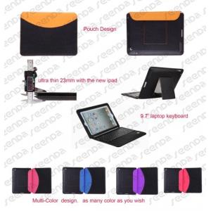 China Ultra Thin stylish Custom Color Apple New iPad / iPad 2 Bluetooth Keyboard Case wholesale