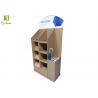 Corrugated Paper Point Of Purchase Display Racks Cardboard Box Shelves For