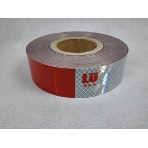 China Custom Reflective Tape Sheets Retro Reflection For Trailers Truck Cars 2 Inch * 50m supplier