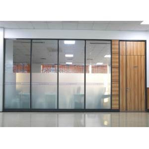 80mm Thickness Aluminum Frame Glass Wall