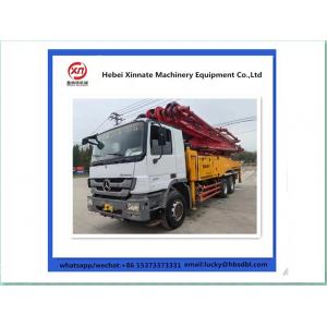 Second Hand Putzmeister Used Concrete Pump Truck 4 Booms