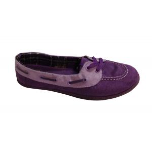 Boat shoes of ladies that outsole is pvc direct injection