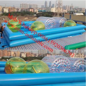 China inflatable hamster ball pool inflatable paddling pool inflatable deep pool rental supplier