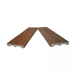 China Environmentally Friendly Sustainable Arch PVC Solid Decking for Green Building supplier