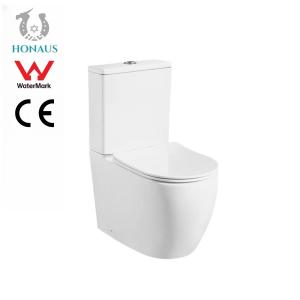 Siphonic P/S Trap Ceramic Two Piece Toilet Bowl Sanitary Ware WC Customized
