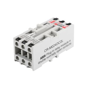 China ABB Plug-in Relay Module with 24 V DC Low Voltage Coil and Double Normally Open Contacts for Industrial Automation wholesale