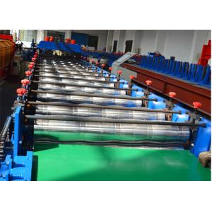China 18 stations Glazed Tile Roll Forming Machine / Roof Panel Roll Forming Machine 5.5KW supplier