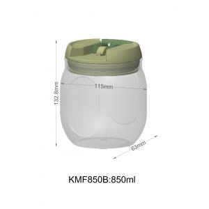 850ml ODM PP Food Grade Plastic Bottle Easy Lock 1200ml