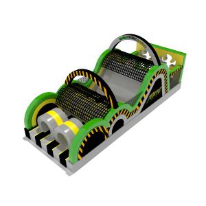 China Outdoor Park Playground Inflatable Obstacles Toxic With Slide wholesale